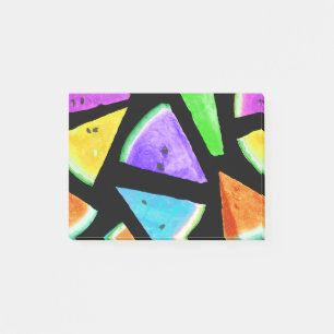 Watermelon-Muster Kreation 7 Post-it Klebezettel