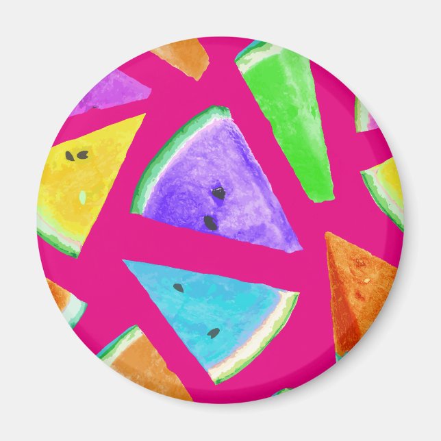 Watermelon-Muster-Kreation 9 Magnet (Vorne)