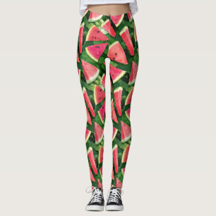 Watermelon-Muster Leggings
