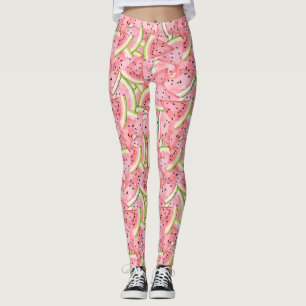 Watermelon-Muster Leggings