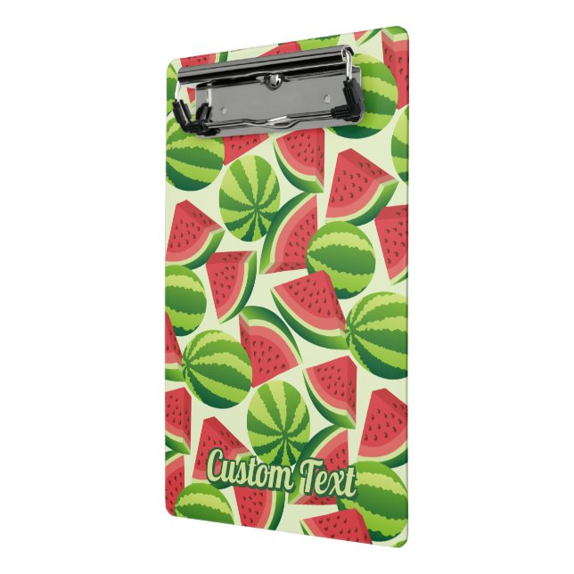 Watermelon Muster Mini Clipboard Mini Klemmbrett (Gewinkelt2)