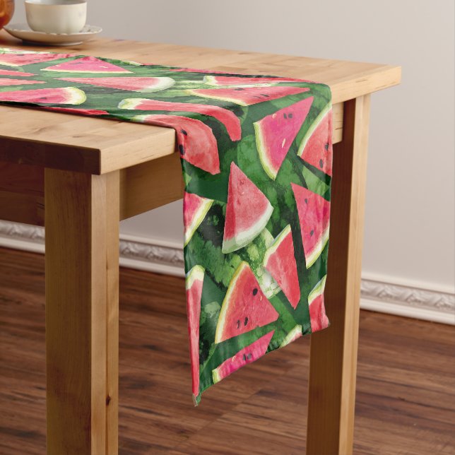 Watermelon-Muster Mittelgroßer Tischläufer (Beispiel)