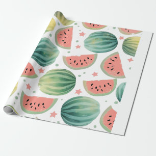 Watermelon Muster Sommerurlaub Trendy Geschenk Geschenkpapier