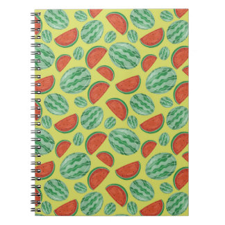 Watermelon Muster Spiral Notebook Notizblock