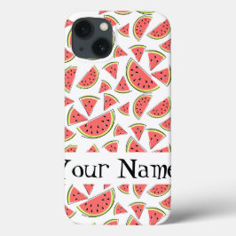 Watermelon 'Name' Multi iPad Fall iPhone 13 Hülle