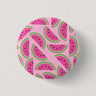 Watermelon Niedlich 1. Geburtstag Button Button