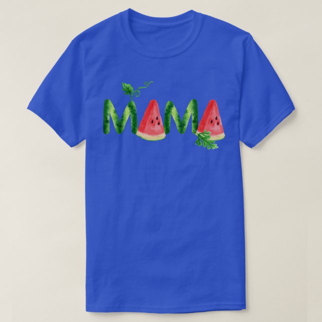 Watermelon Obst Beste Mama Vegan Vegetarier T-Shirt (Design vorne)