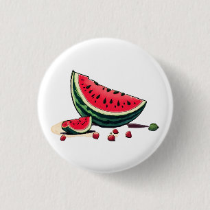 Watermelon Palestine Button