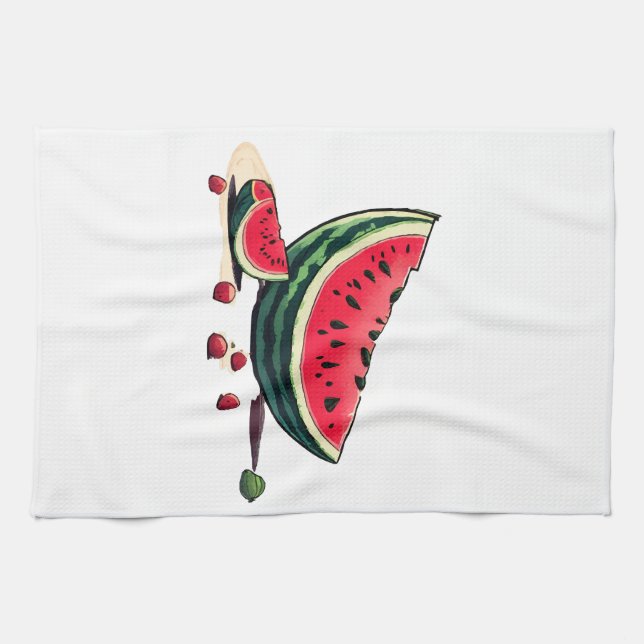 Watermelon Palestine Geschirrtuch (Horizontal)
