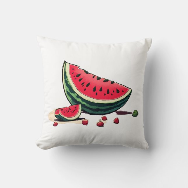 Watermelon Palestine Kissen (Vorderseite)