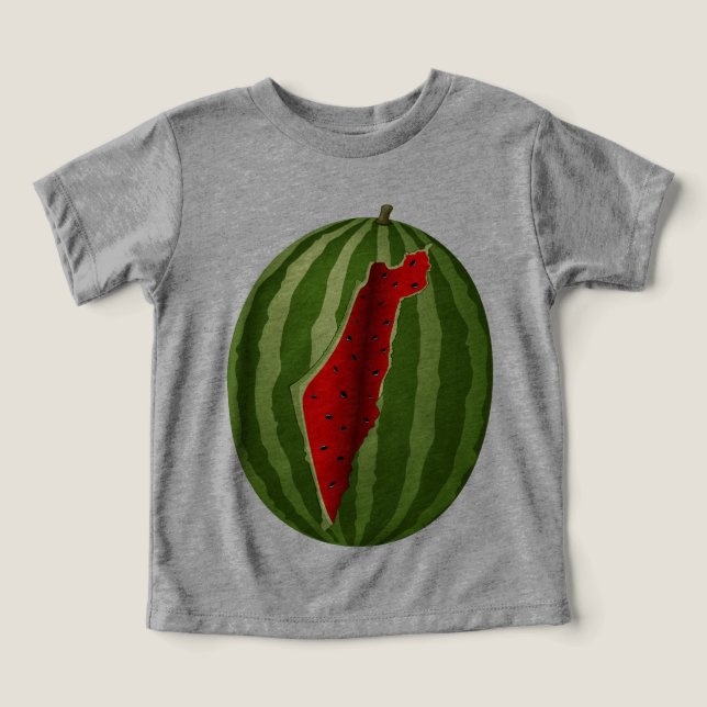 Watermelon Palestine Map Slice (Design Vorderseite)
