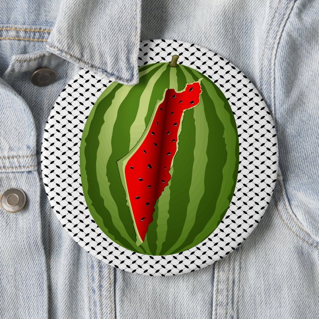 Watermelon Palestine Map Slice Button (Beispiel)