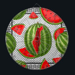 Watermelon Palestine Map Slice Dartscheibe<br><div class="desc">Die Wassermelone ist ein Symbol für die öffentliche Äußerung der Palästinenser in Protesten und Kunstwerken und steht für den Kampf gegen den israelischen Beruf der palästinensischen Gebiete. Original Vector Illustration Copyright BluedarkArt.</div>