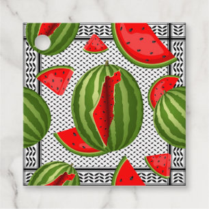 Watermelon Palestine Map Slice Geschenkanhänger