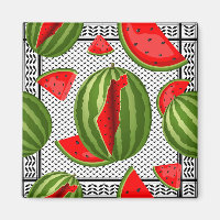 Watermelon Palestine Map Slice