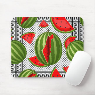 Watermelon Palestine Map Slice Mousepad