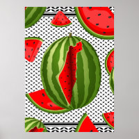 Watermelon Palestine Map Slice
