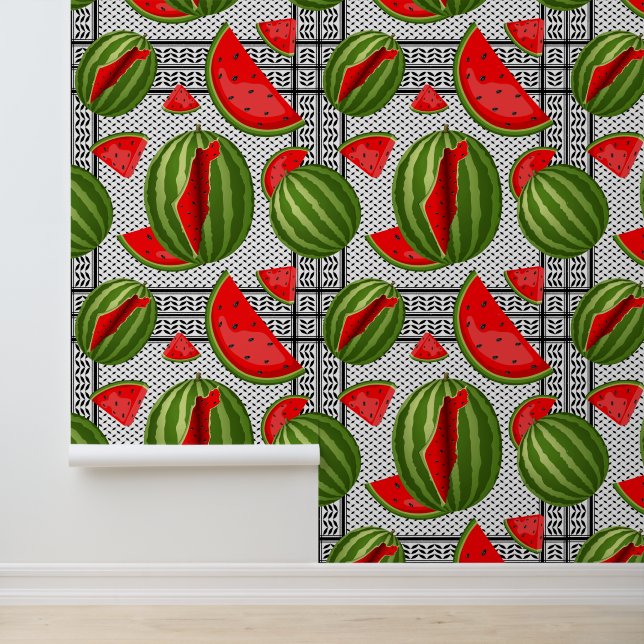 Watermelon Palestine Map Slice Tapete (Anwendung)