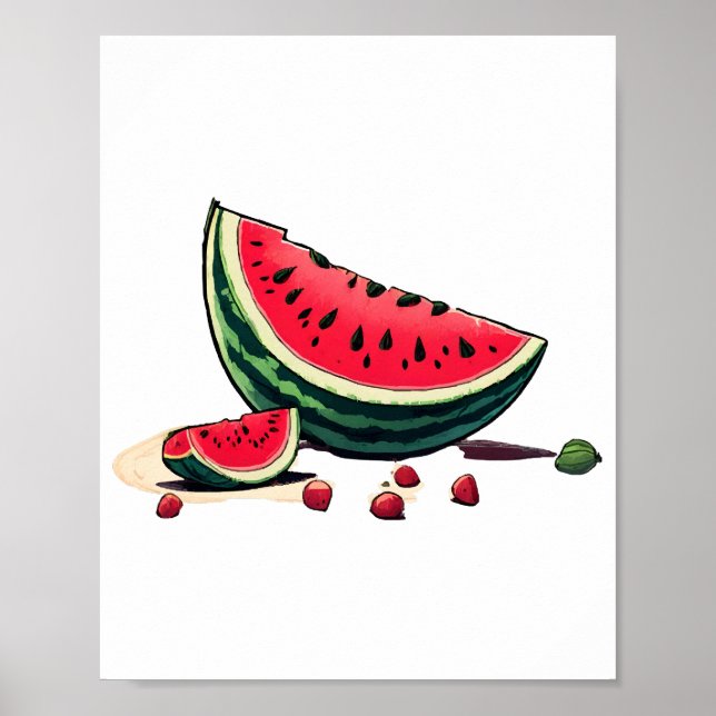 Watermelon Palestine Poster (Vorne)