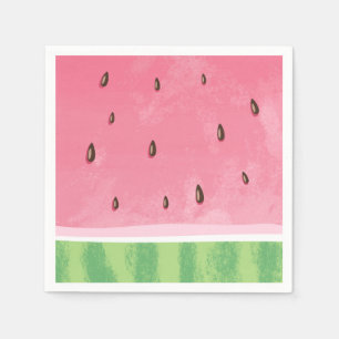 Watermelon Paper Napkin Melon Birthday Frucht Serviette