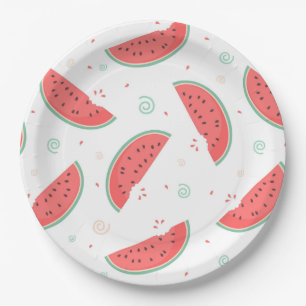 Watermelon Paper Plate Pappteller
