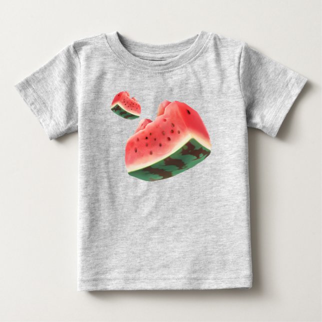 Watermelon Pattern Baby T-shirt (Vorderseite)