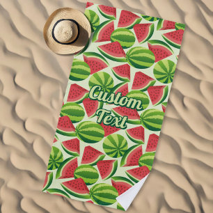 Watermelon Pattern Beach Handtuch