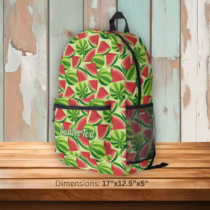 Watermelon Pattern Bedruckter Rucksack