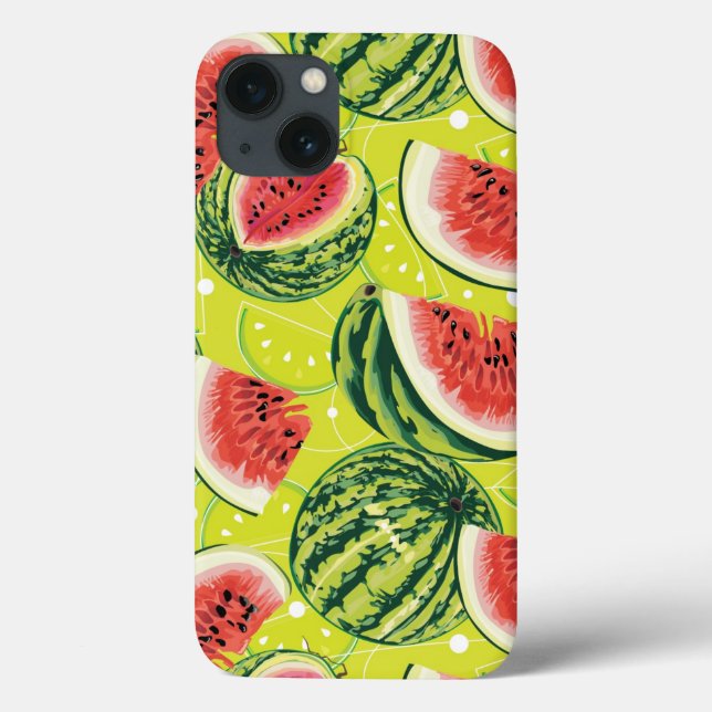 Watermelon Pattern Case-Mate iPhone Hülle (Rückseite)