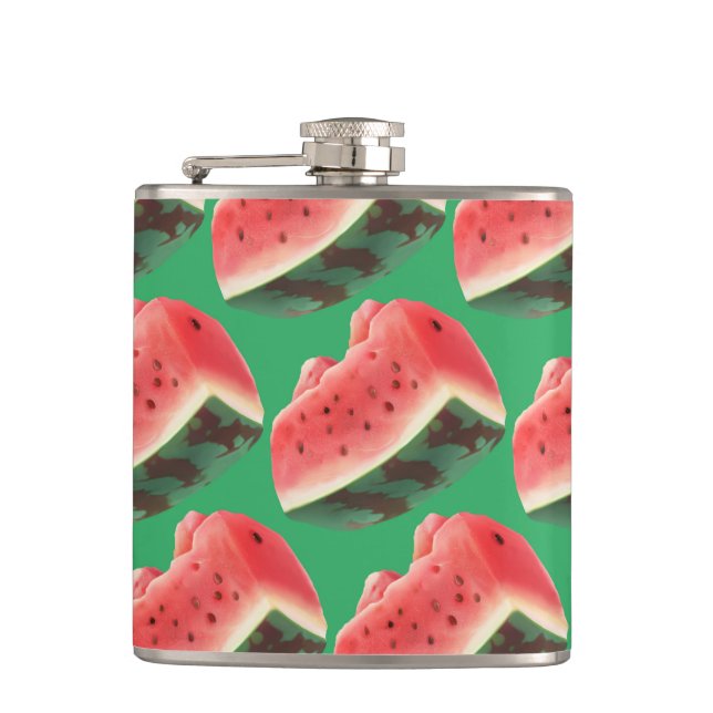 Watermelon Pattern Flachmann (Vorderseite)