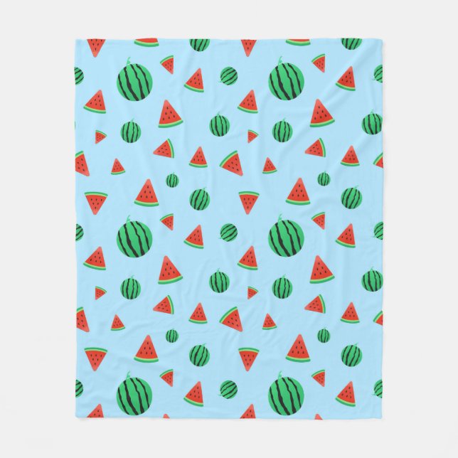 Watermelon Pattern Fleecedecke (Vorderseite)