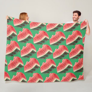 Watermelon Pattern Fleecedecke