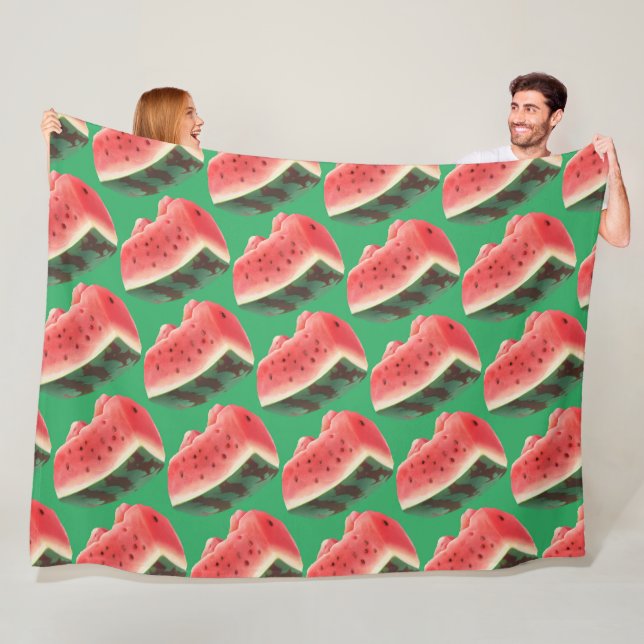 Watermelon Pattern Fleecedecke (Beispiel)