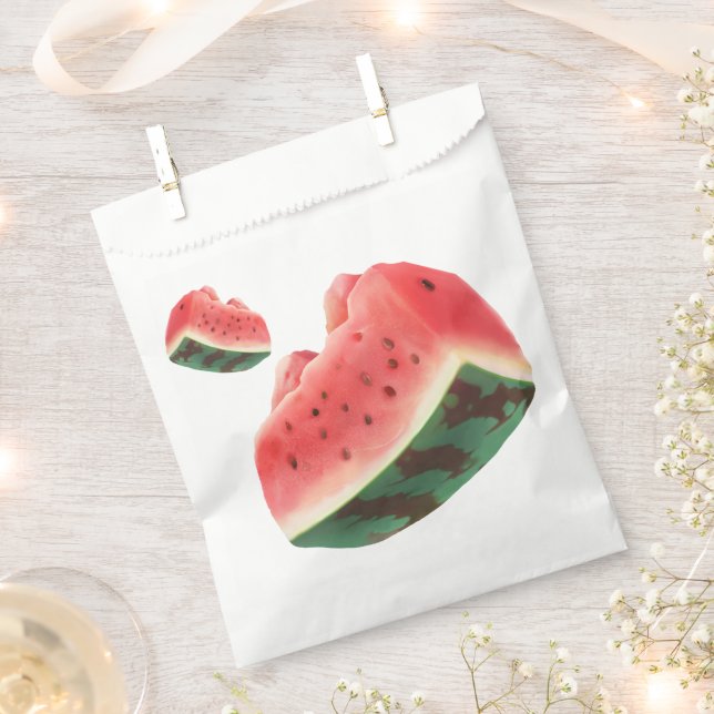 Watermelon Pattern Geschenktütchen (Ausgeschnitten)