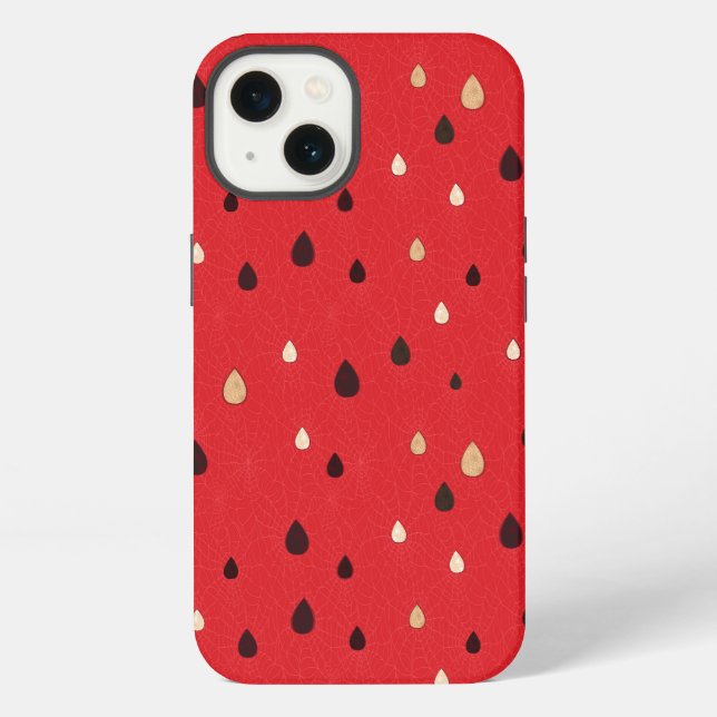 Watermelon Pattern iPhone Hülle (Rückseite)