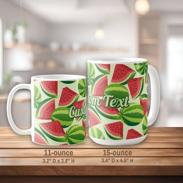 Watermelon Pattern Kaffeemaschine Tasse (Von Creator hochgeladen)
