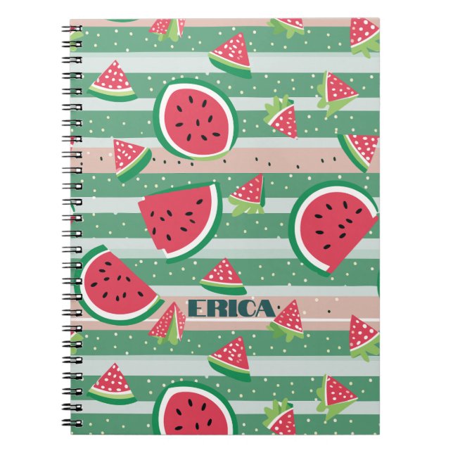 Watermelon Pattern Notizblock (Vorderseite)