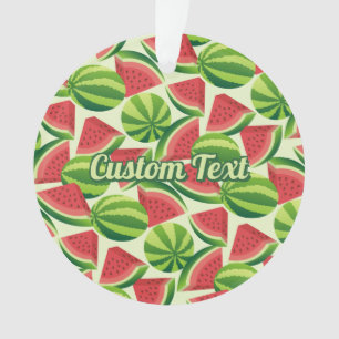 Watermelon Pattern Ornament