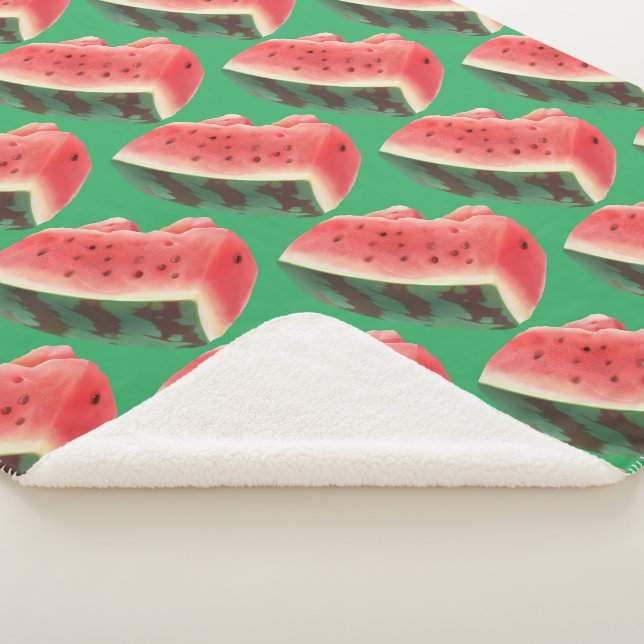 Watermelon Pattern Sherpadecke (3/4)