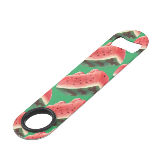 Watermelon Pattern Speed Flaschenöffner (Vorderseite Schrägansicht)
