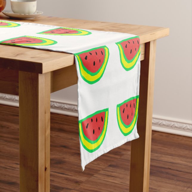 Watermelon Patterns Kindergeburtstag Babyduschen Kurzer Tischläufer (Beispiel)