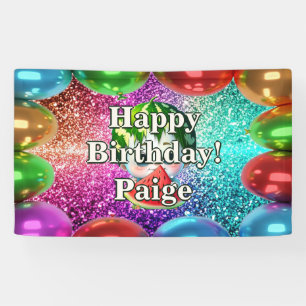 Watermelon Personalisierter Charakter Geburtstag Banner