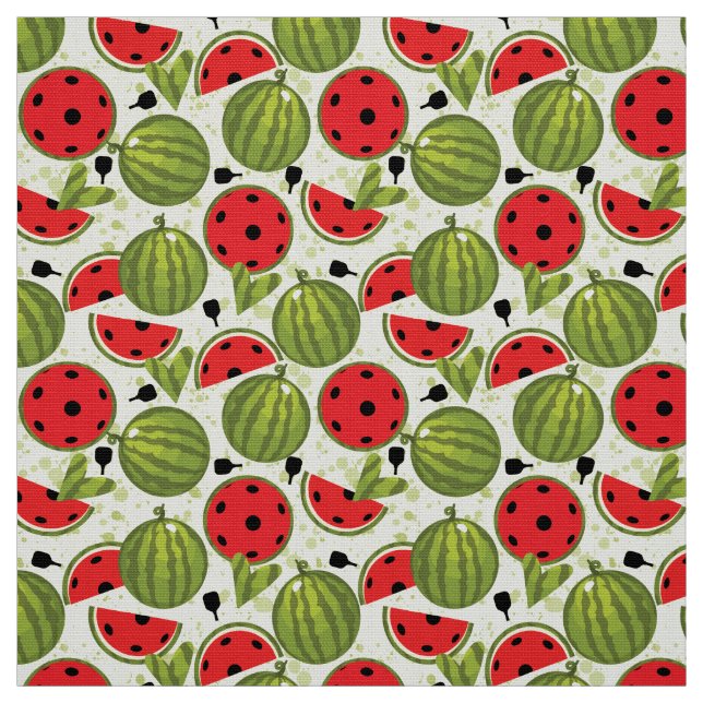 🍉 Watermelon pickleball - leicht Stoff (Muster)