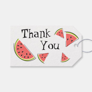 Watermelon Pieces Side Vielen Dank für Ihr Gesche Geschenkanhänger