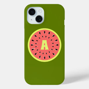Watermelon Pink "Monogram" Case-Mate iPhone Hülle