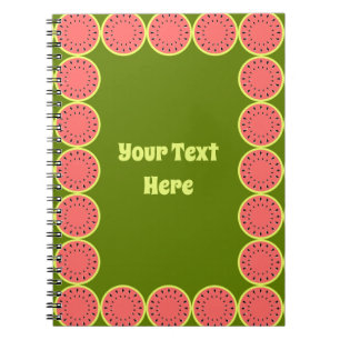 Watermelon Pink Multi Text Center Notizblock