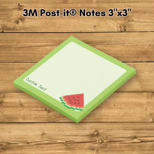Watermelon Pixel Art Post-it Klebezettel