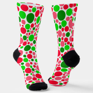 Watermelon Polka Dots Pattern Socken
