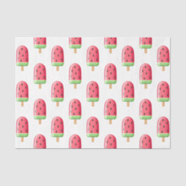 Watermelon Popsicle (Design 41 Red Series) Seidenpapier