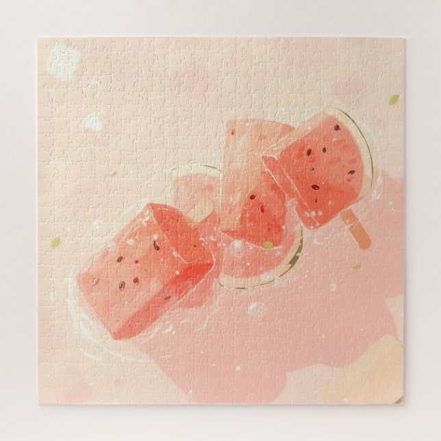 Watermelon Popsicle Puzzle (Vertikal)